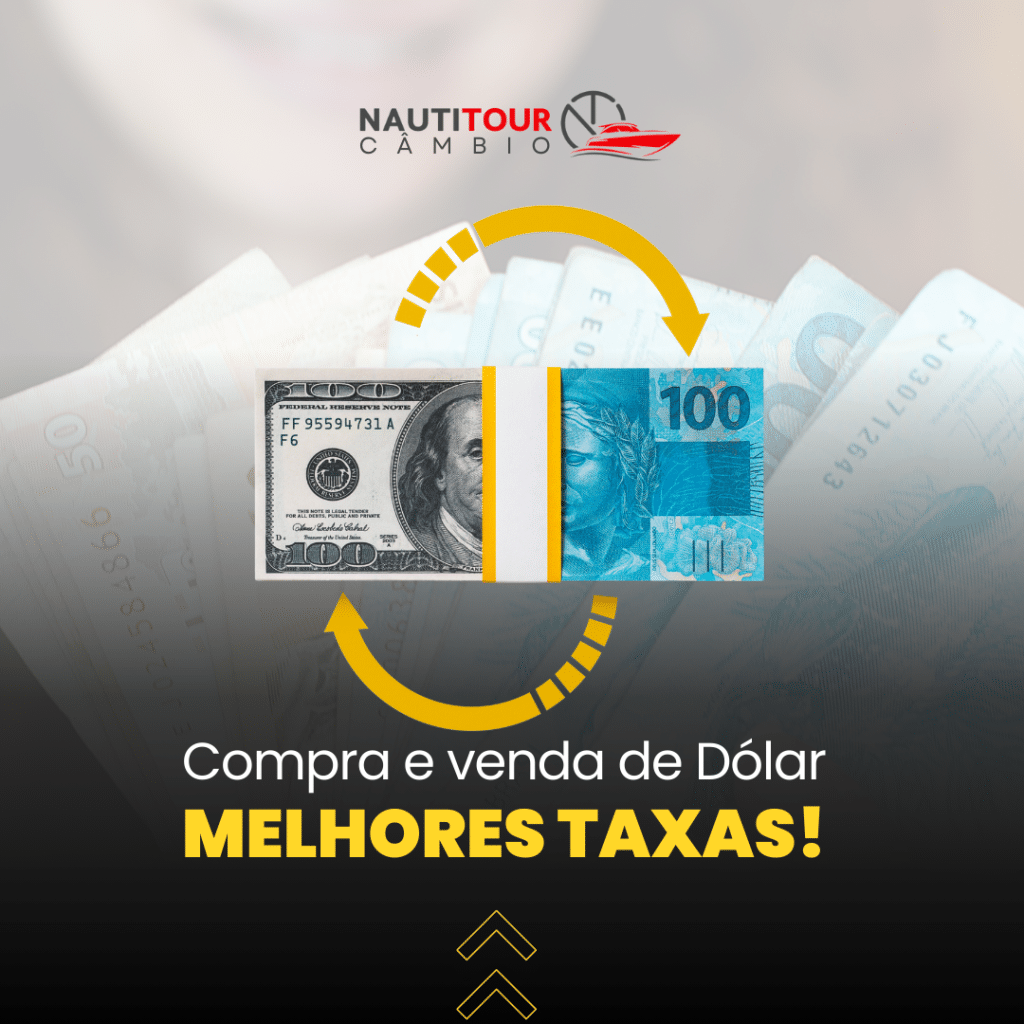 Nautitour Casa de câmbio, compra e venda de dólar, melhores taxas